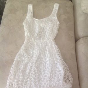 White lacey dress